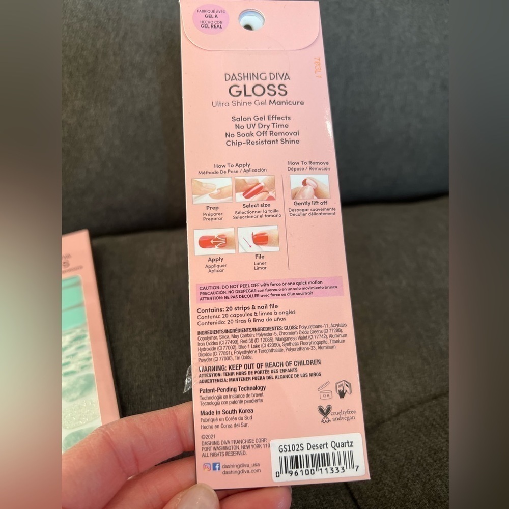 New Dashing Diva gel nail strips and Kiss Gel Fantasy press on nail kit bundle - Picture 4 of 6